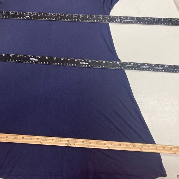 ZENANA OUTFITTERS Women’s‎ Blue Dress Stretch Long Sleeves Size Small Length 32” - Picture 4 of 8
